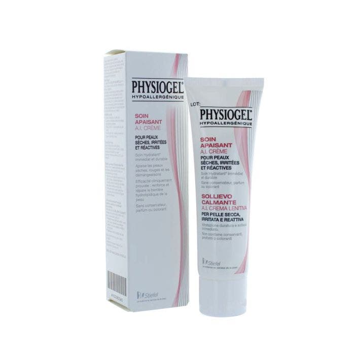 Soin apaisant AI 50ml Physiogel Crème pour peaux sèches, réactives ou irritées Stiefel