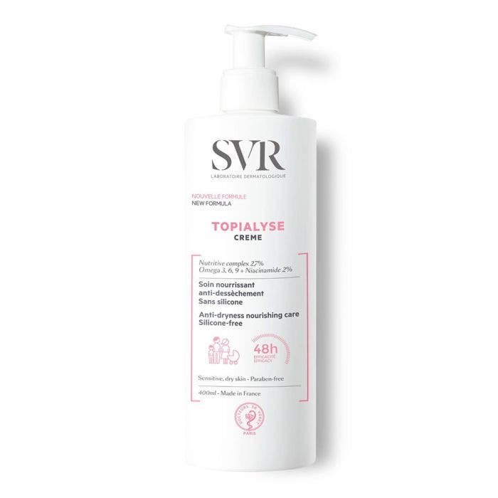 Creme Nourissante Anti-dessechement Peaux Seches Et Sensibles 400ml Topialyse Svr