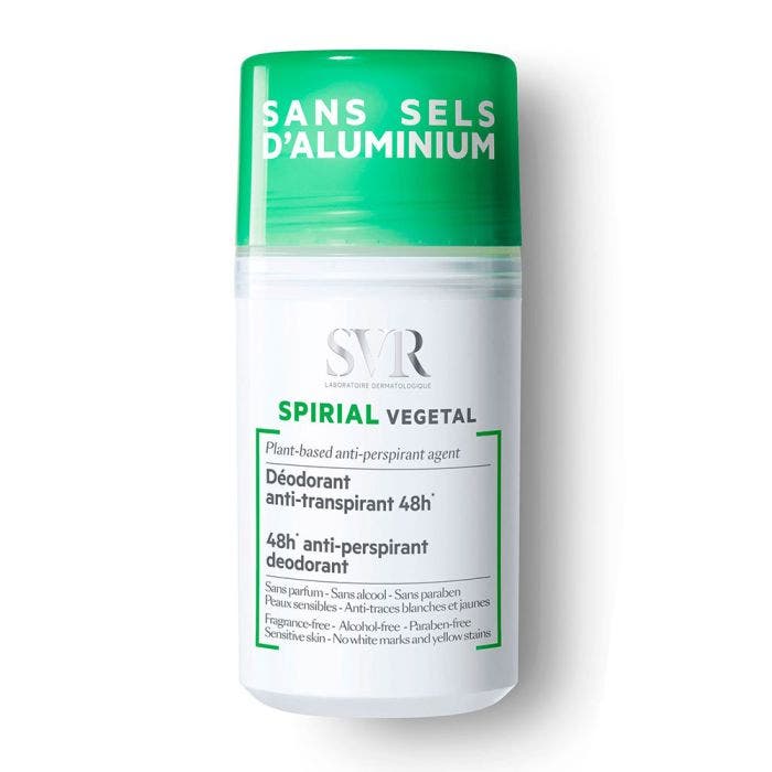 Vegetal Roll-on Deodorant Anti-transpirant 48h 50ml Spirial Svr