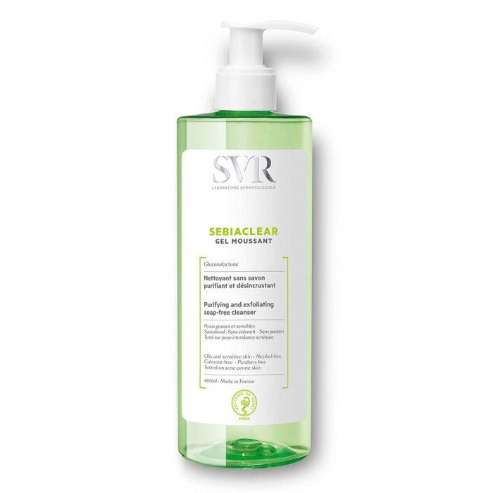 Gel Moussant Peaux Grasses Et Sensibles 400ml Sebiaclear Svr