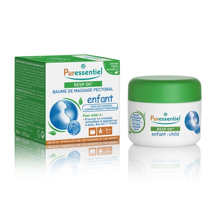 Baume De Massage Pectoral Enfant Resp Ok 60ml Respiratoire Puressentiel