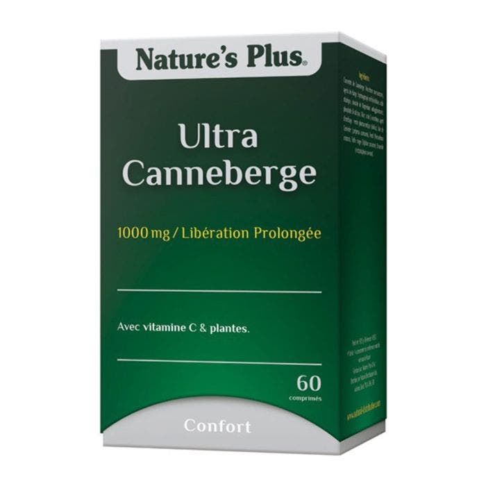 ULTRA CANNEBERGE 1000MG 60 comprimés Nature'S Plus