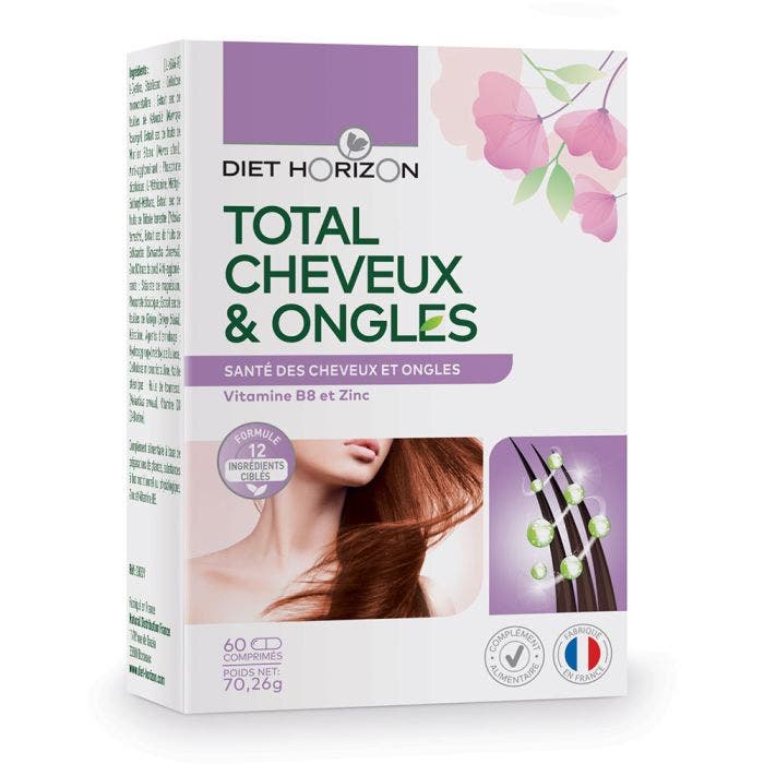 Total Cheveux 60 Comprimes Diet Horizon