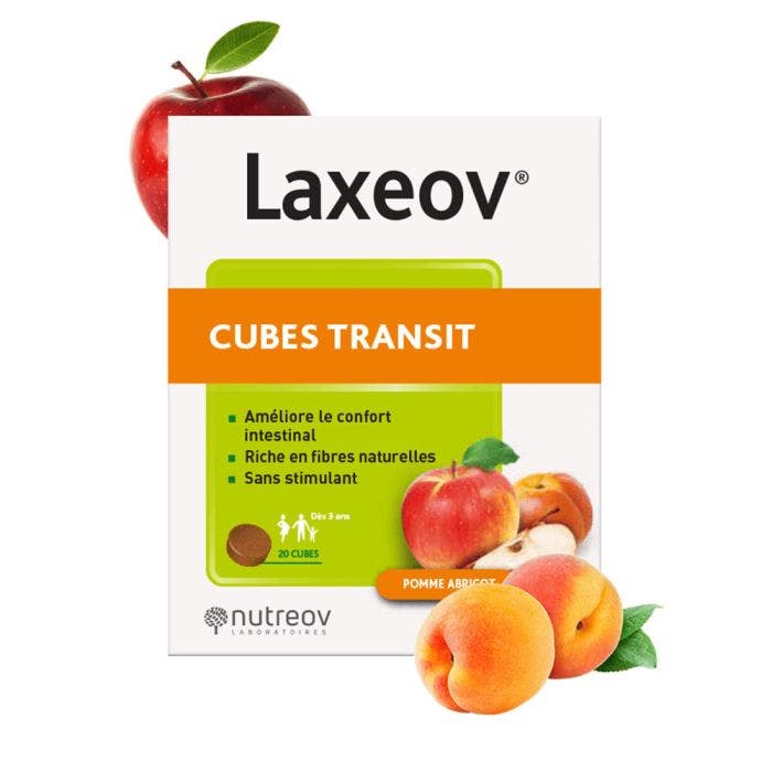 Cube Transit Pomme Abricot X20 Laxeov Nutreov