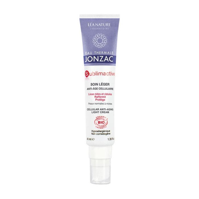 Soin Leger Anti-age Cellulaire Sublimactive Peaux Normales A Mixtes 40ml Eau thermale Jonzac