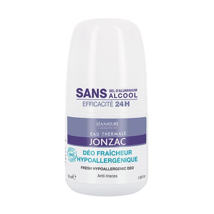 Deodorant Fraîcheur Haute Tolerance 24h Roll-on Bio 50ml Eau thermale Jonzac