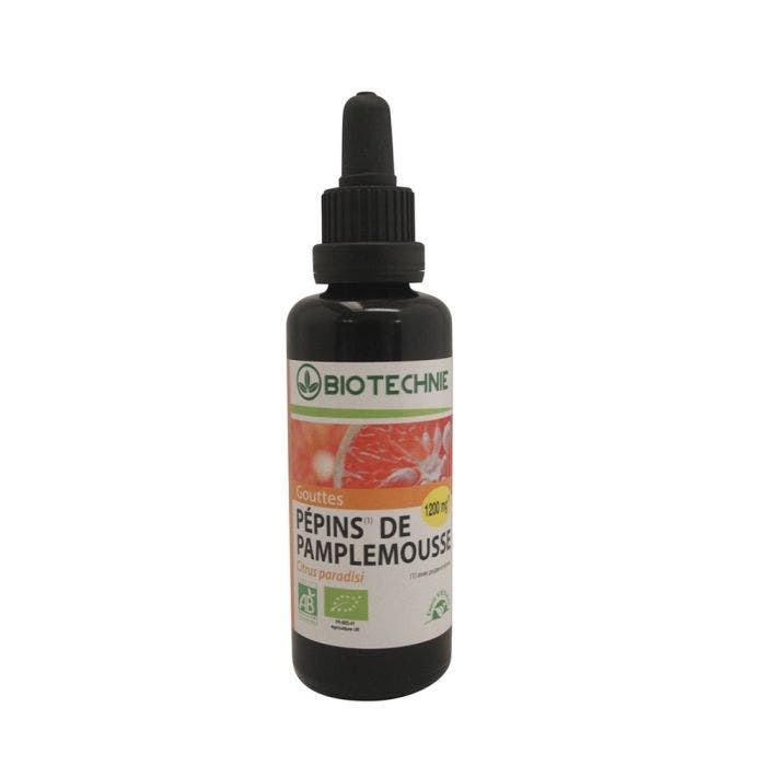 Pepins De Pamplemousse Bio 1200mg Biotechnie
