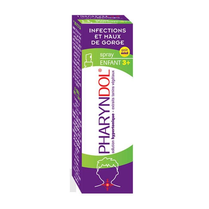 SPRAY INFECTIONS ET MAUX DE GORGE 20ML ENFANTS PHARYNDOL