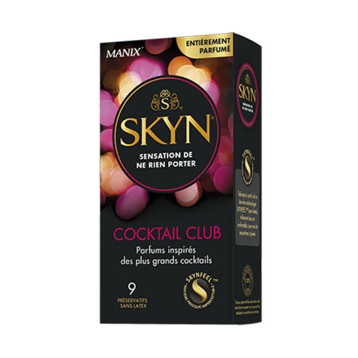 Préservatifs parfumés inspirés des plus grands cocktails x9 Cocktail Club Manix