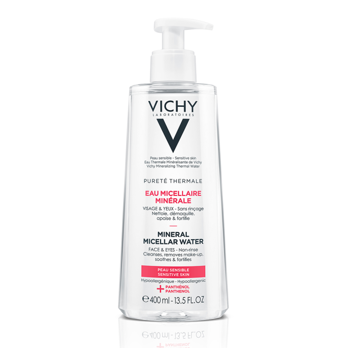 Eau Micellaire Visage Et Yeux Peaux Sensibles 400ml Purete Thermale Vichy