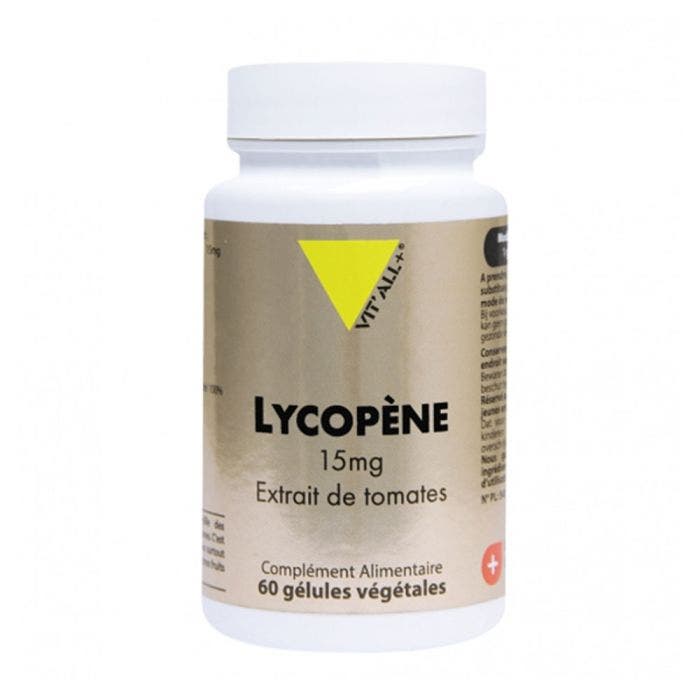 Lycopene 15mg 60 Gélules Vit'All+