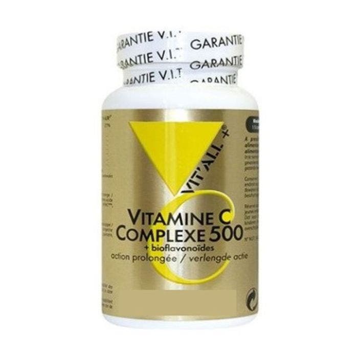 Vitamine C Complexe 500 100 Comprimés Vit'All+