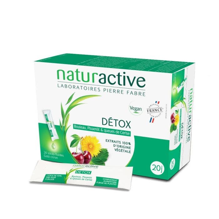 Detox 20 Sticks Gamme Fluide Naturactive