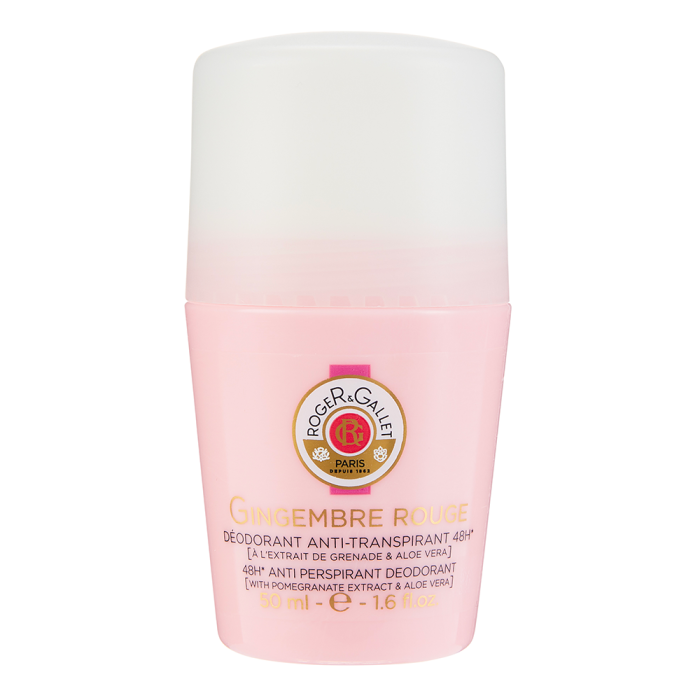 Deodorant Anti Transpirant Efficace 48h Gingembre Rouge 50ml Roger & Gallet