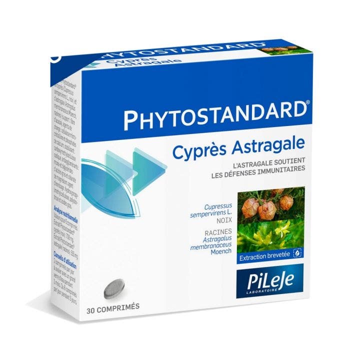 Cyprés Astragale 30 comprimés Phytostandard Pileje