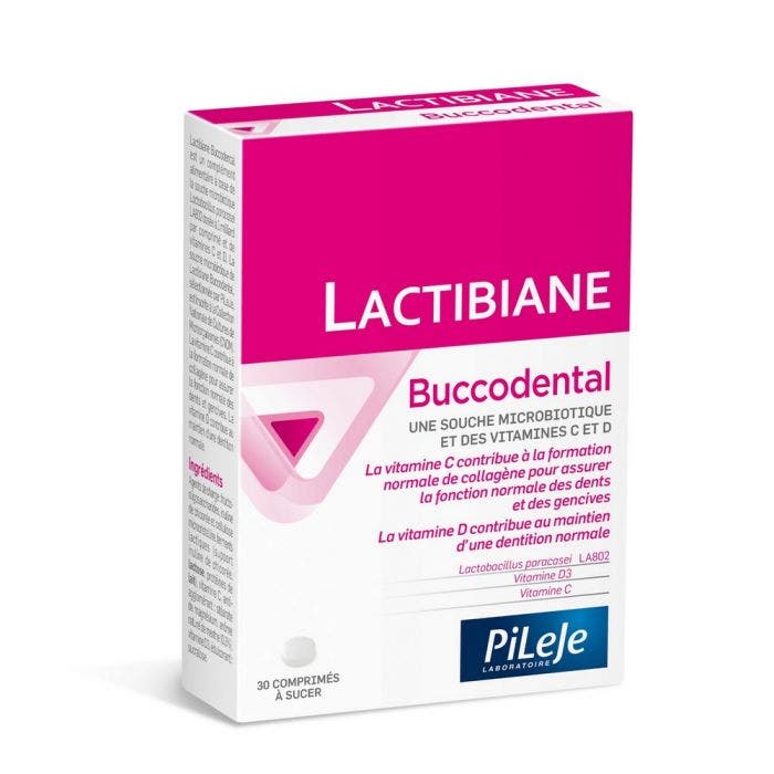 Buccodental 30 Comprimes Lactibiane Pileje