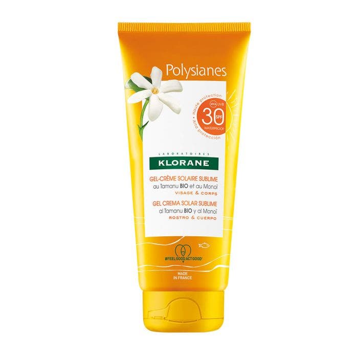 Gel Creme Solaire Sublime SPF30 200ml Polysianes Klorane