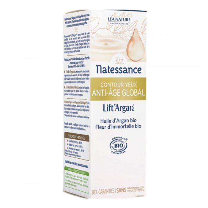 Contour Yeux Anti-age Global 20ml Lift'Argan Natessance