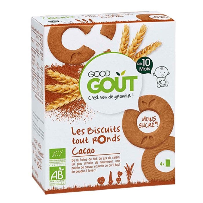 Biscuits Tout Ronds Bio Des 10 Mois 80g Good Gout