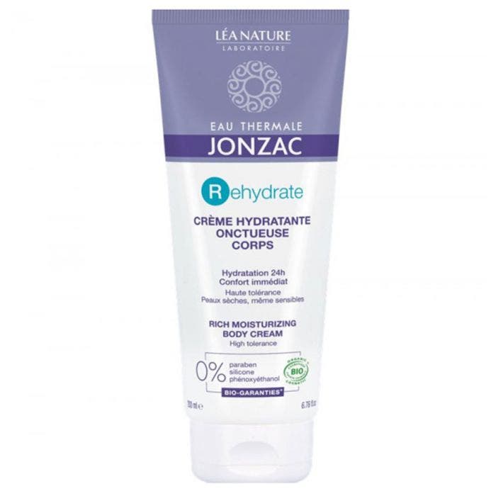 Creme Hydratante Onctueuse Corps Bio Rehydrate Peaux Seches 200ml Eau thermale Jonzac