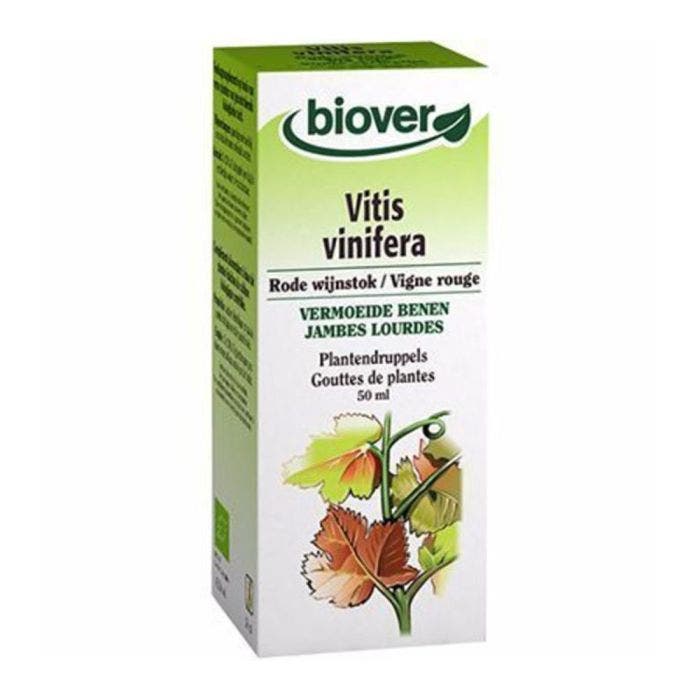 Gouttes De Plantes Vigne Rouge Jambes Lourdes 50ml Biover