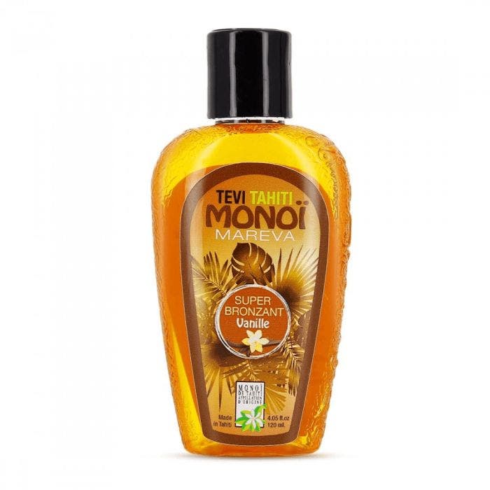Monoï Mareva Super bronzant à la Vanille 120ml Tevi Tahiti