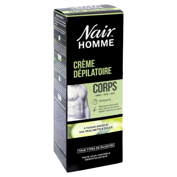 Creme depilatoire 200ml Corps Homme Nair