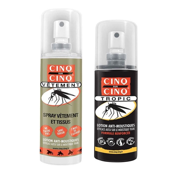Kit Haute protection Anti-moustiques Tropic 100ml Cinq Sur Cinq