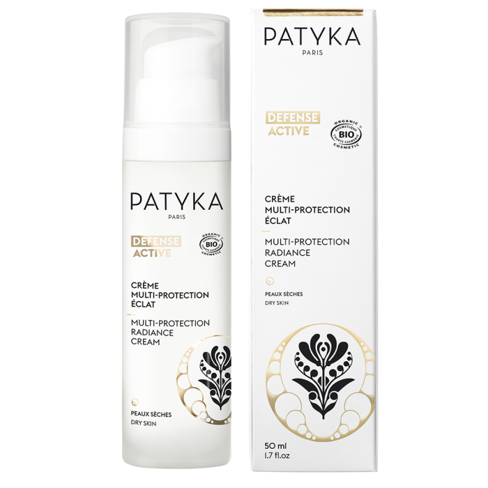 Crème Multi-Protection Éclat (peaux sèches) 50ml Défense Active Patyka