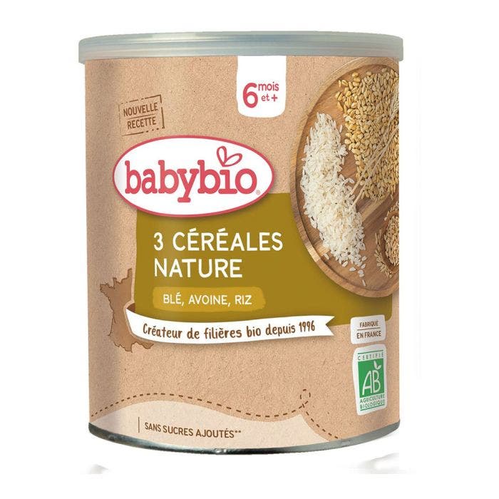 Céréales nature bio 220g 6 mois et plus Babybio