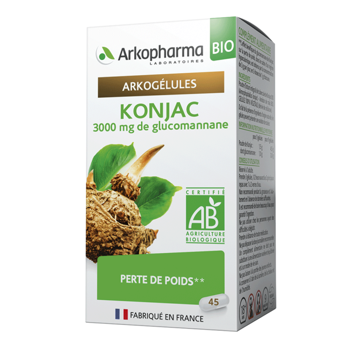 Konjac Bio 45 Gelules Arkogélules Arkopharma
