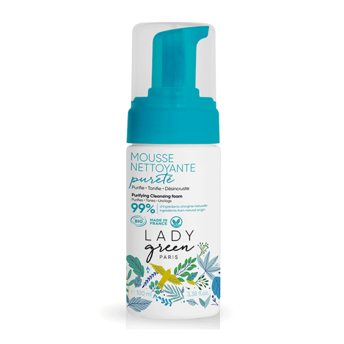 Rituel Purete Mousse Nettoyante 125ml Peaux normales à grasses Lady Green