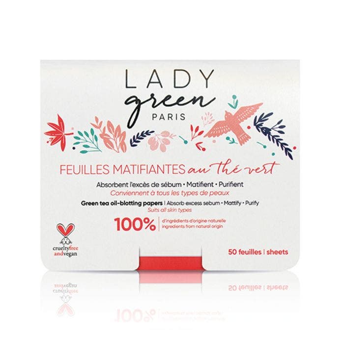 Feuilles Matifiantes X50 Lady Green