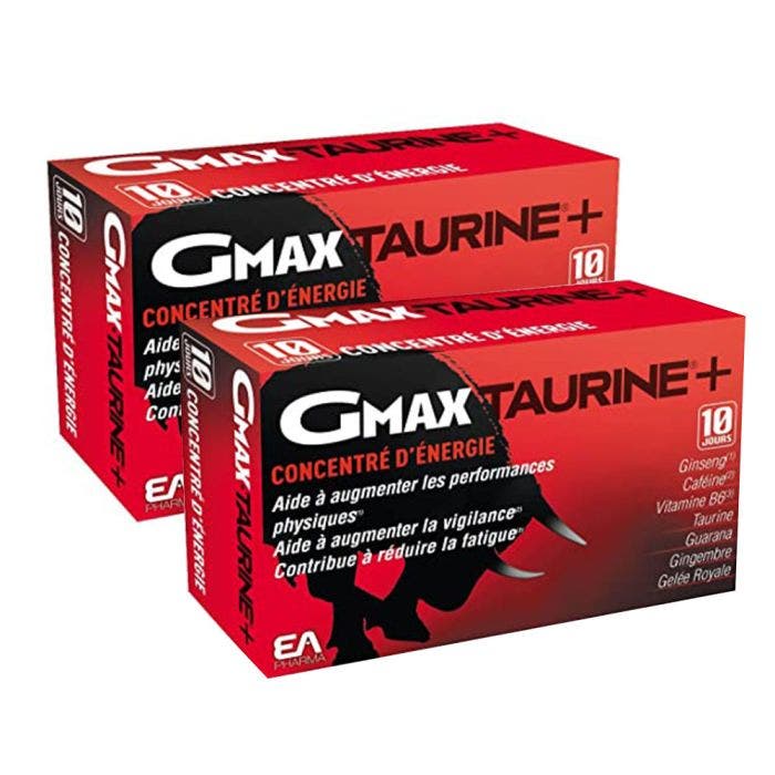 Gmax Taurine+ 2x30 ampoules Ea Pharma