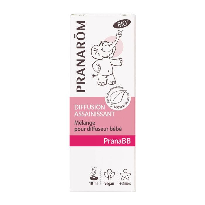 Diffusion Assainissant Bio 10 ml Pranabb Melange Pour Diffuseur Pranarôm