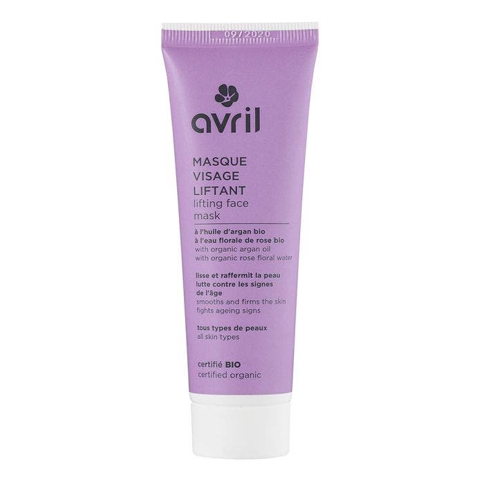 Masque liftant a l'huile d'argan et eau florale de rose bio 50ml Avril