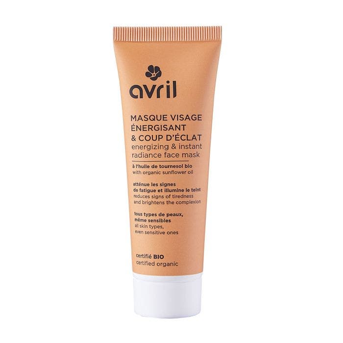 Masque visage energisant et coup d'eclat a l'huile de tournesol bio 50ml Avril