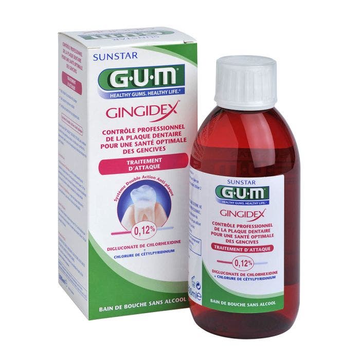 Bain De Bouche 0.12% Sans Alcool 300ml Gingidex Gum
