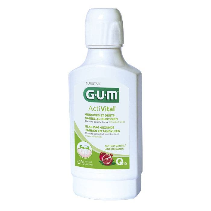 Bain De Bouche Gencives Et Dents Saines Au Quotidien Q10 300ml ActiVital Gum