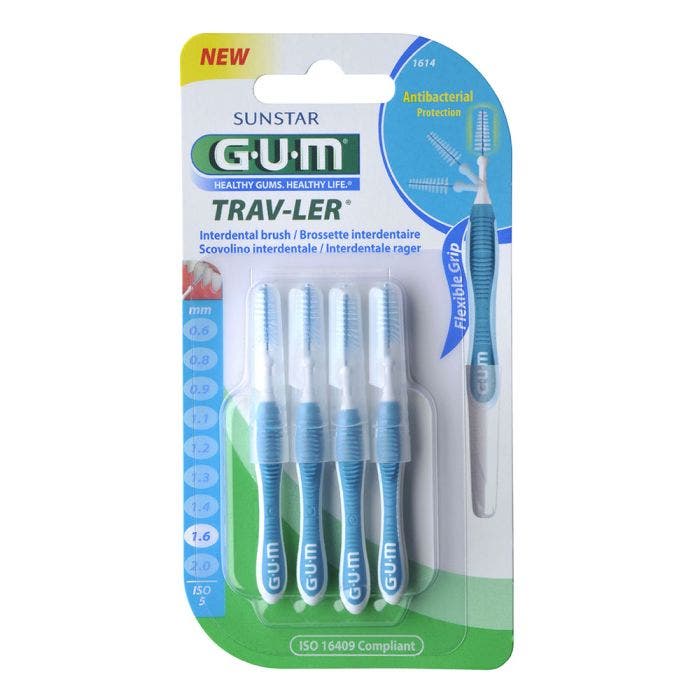 Brossettes Interdentaires 1.6mm x4 Trav-ler Gum
