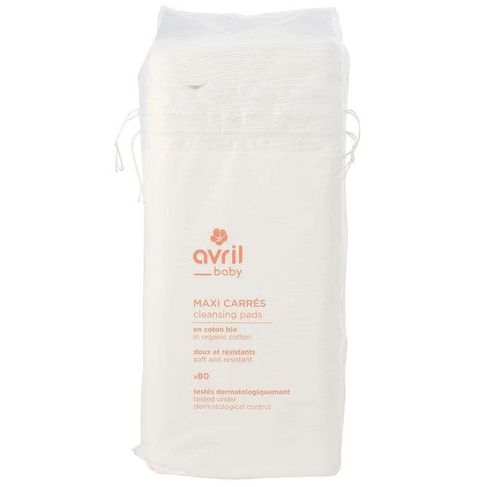 Maxi carres en coton bio 80 carres Bebe Avril