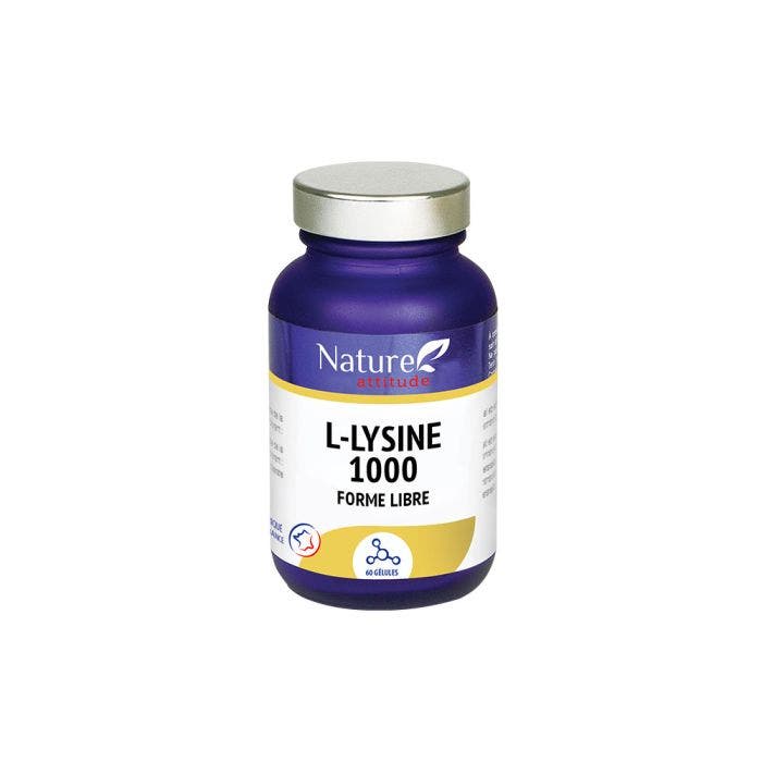 L-lysine 1000 60 gélules Nature Attitude