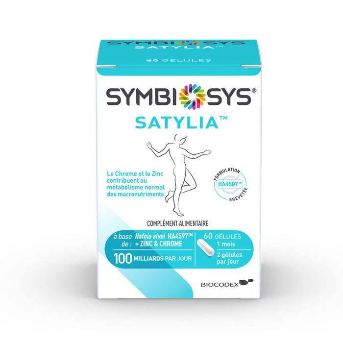 Satylia 60 gélulesChrome et Zinc Symbiosys Easypara