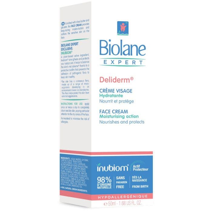 Deliderm Creme Visage Bebe 50ml Biolane Easypara