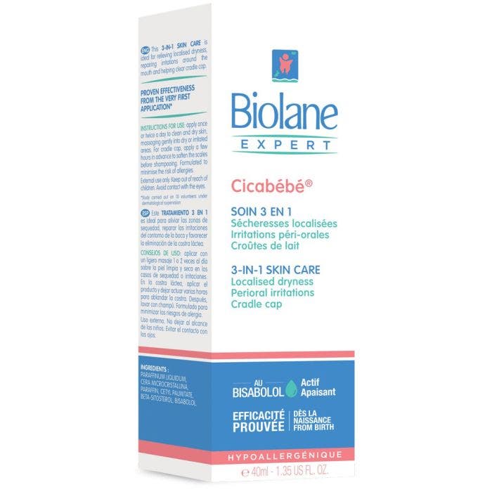 Cicabebe Soin 3 En 1 Croutes De Lait 40ml Biolane