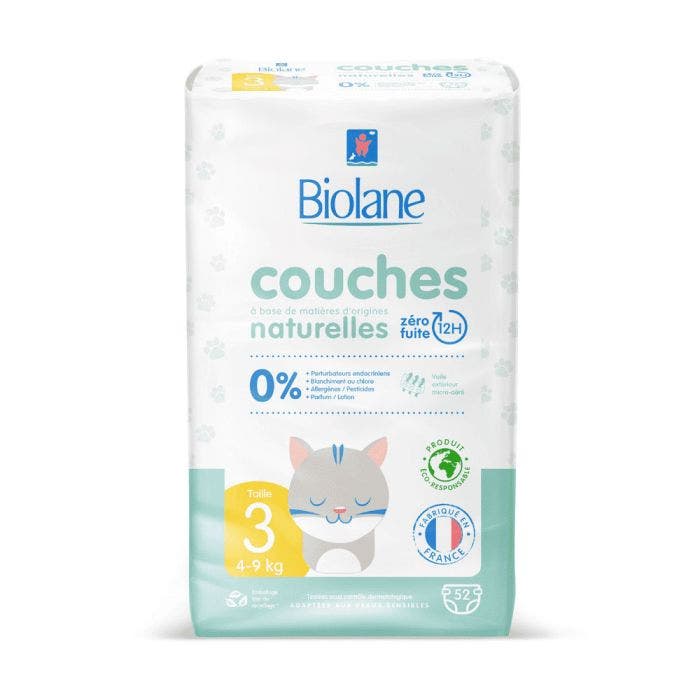 Couches Ecologiques X52 Taille 3 Biolane