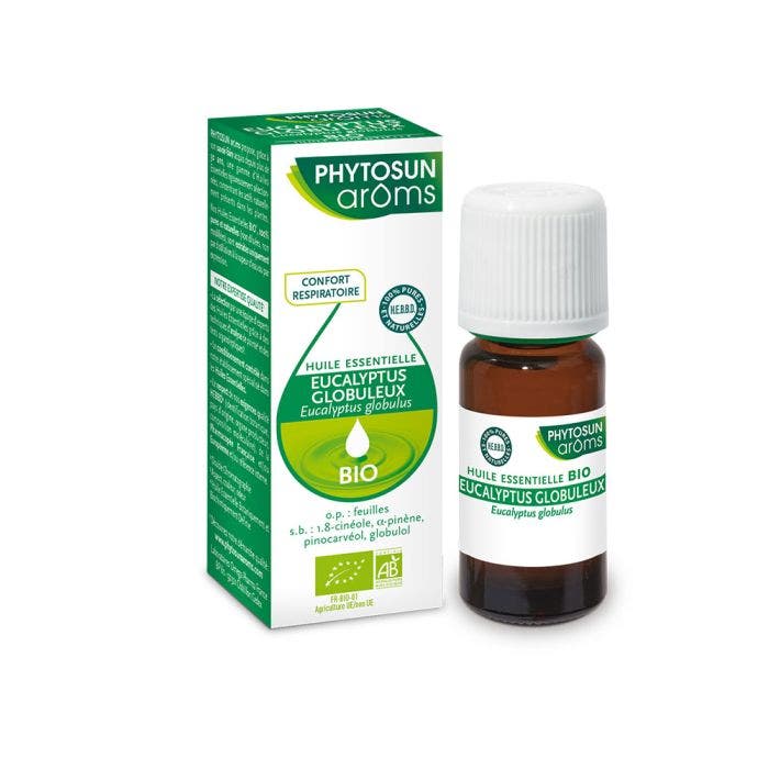 Huile Essentielle Eucalyptus Globulus Bio 10ml Phytosun Aroms