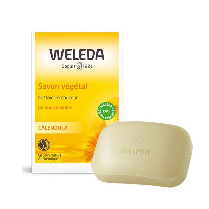 Savon Vegetal 100g Calendula Peaux Sensibles Weleda