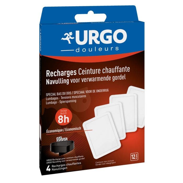 Recharge Ceinture Chauffante 4 Unites Douleurs Urgo