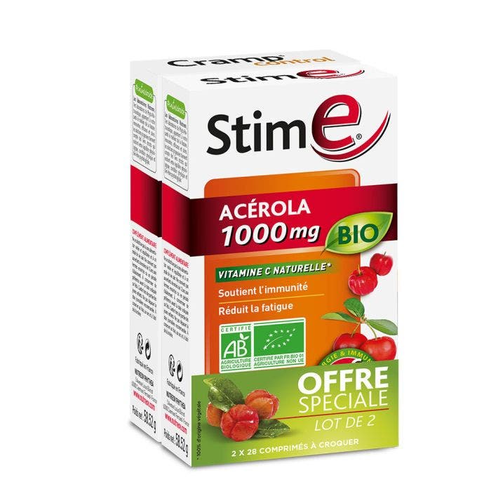 Acerola Bio 2x28 Comprimes 1000mg Stim e Nutreov